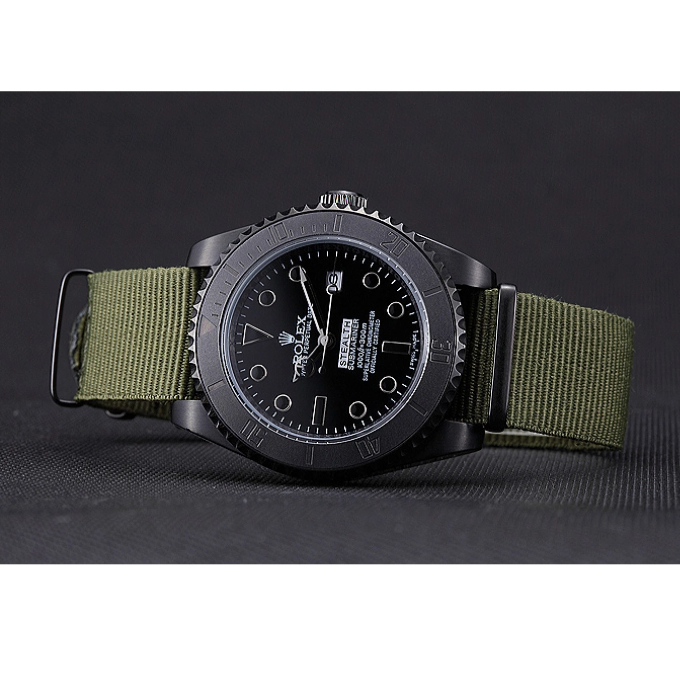 Aaa replica watch Submariner 621995 Olive Rolex Stealth 0524